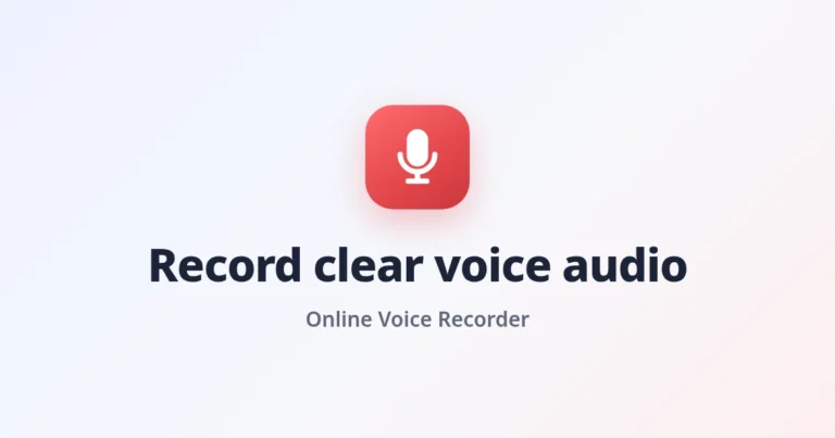 How to Record Clear Voice Audio at Home: 10 Practical Tips